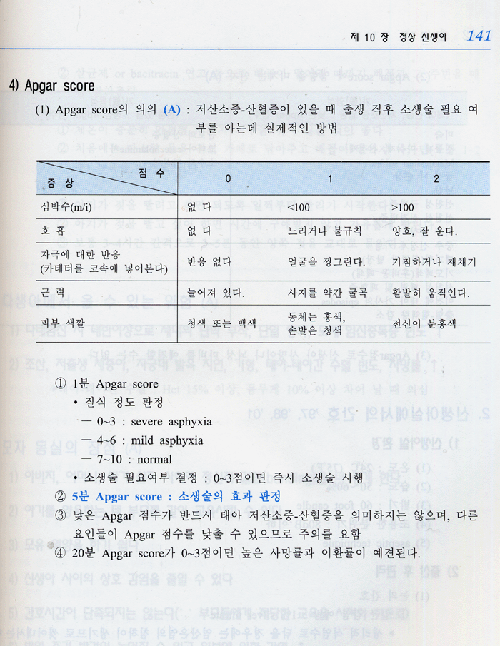 Core 소아과 매뉴얼 총론 각론