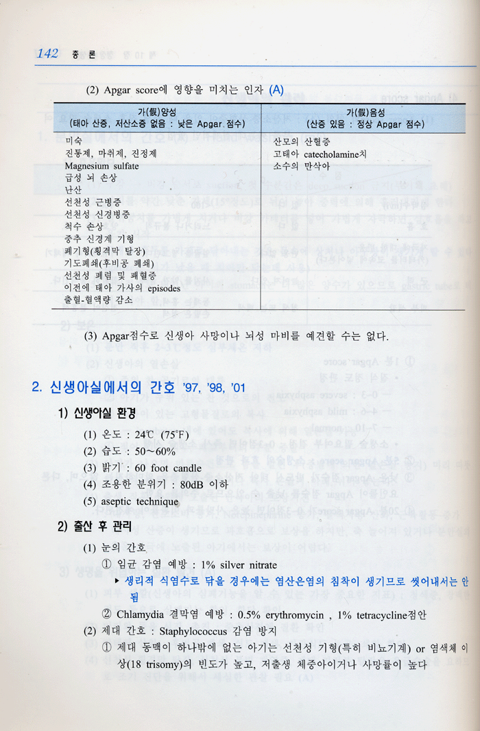 Core 소아과 매뉴얼 총론 각론