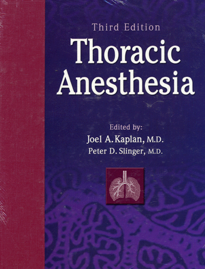 Thoracic Anesthesia 3th