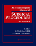 Anesthesiologist\'s Manual of Surgical Procedures,3/e