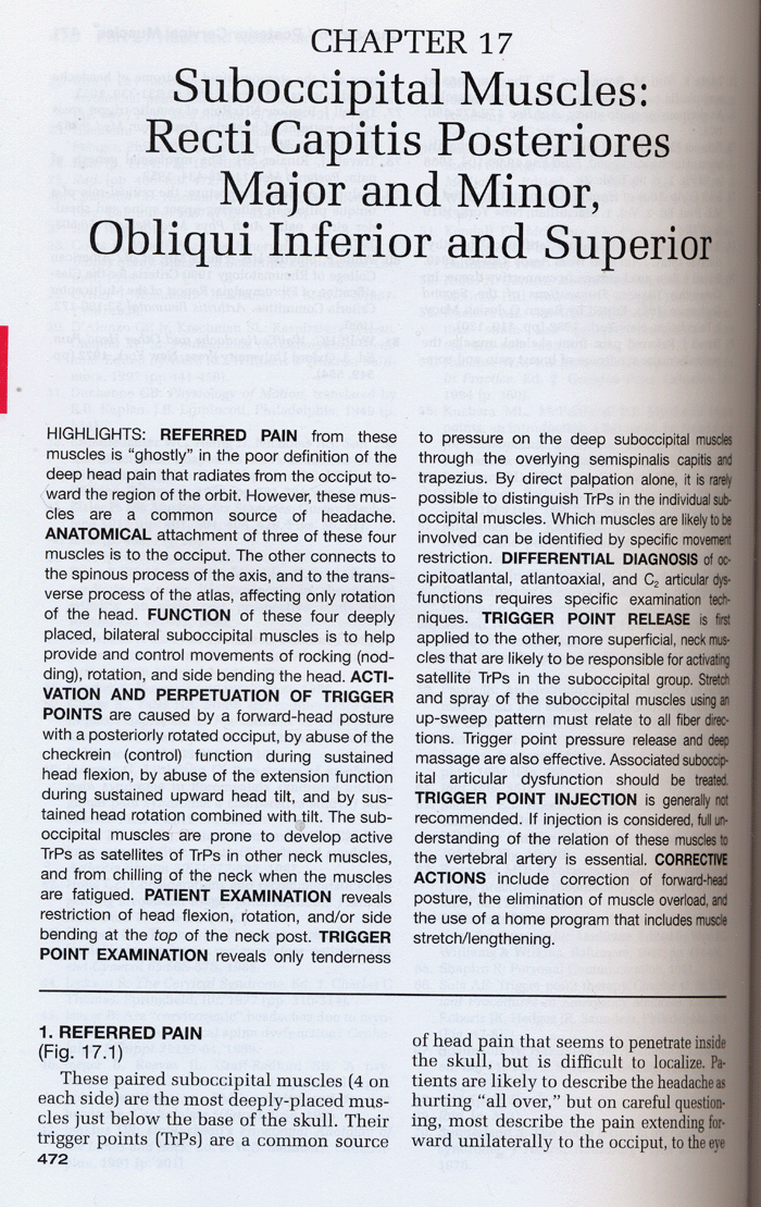 Travell & Simons Myofascial Pain and Dysfunction :(1) The Trigger Point Manual Volume1. Upper Half of Body 2th