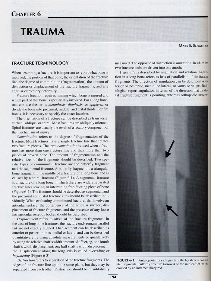 Diagnostic Musculoskeletal Radiology