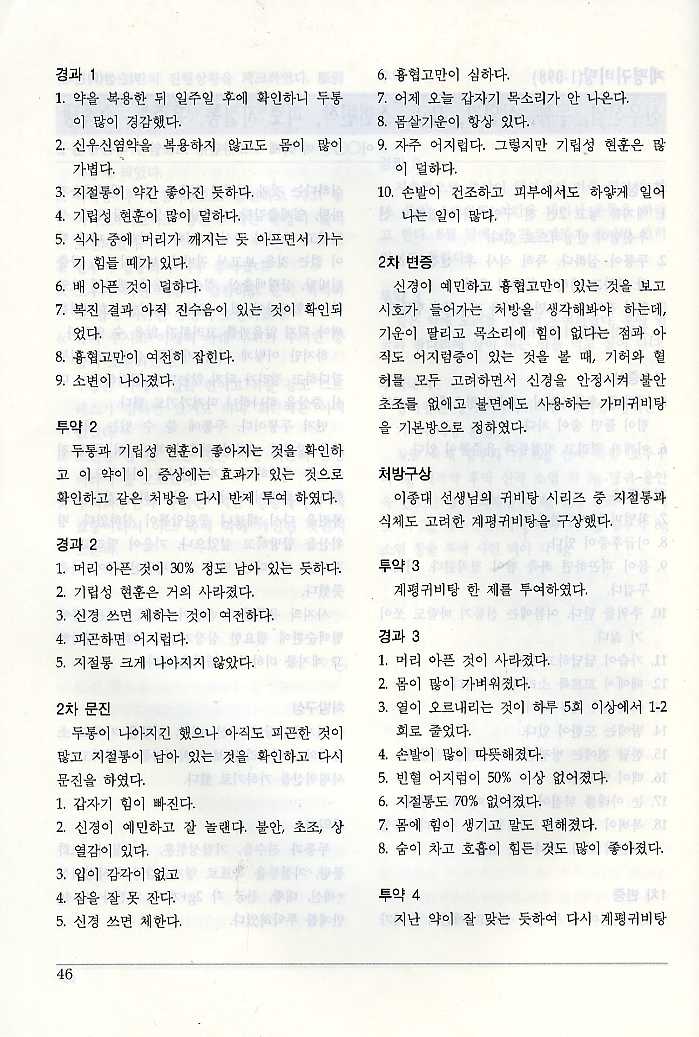 상태의학회 치험례 1집