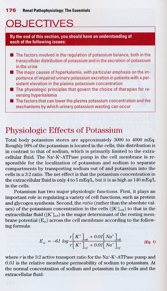 Renal Pathophysiology the Essentials 2th