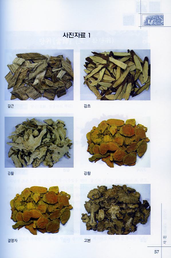 한방 재료학 생산및정선