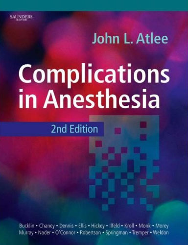 Complications in Anesthesia, 2/e