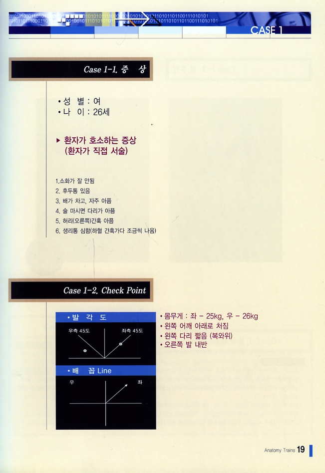 임상사례로 본 체형 분석과 족문 분석