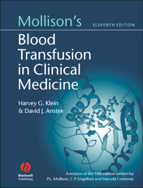 Mollison\'s Blood Transfusion In Clinical Medicine, 11/e