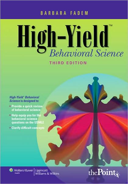 High-Yield Behavioral Science 3/e