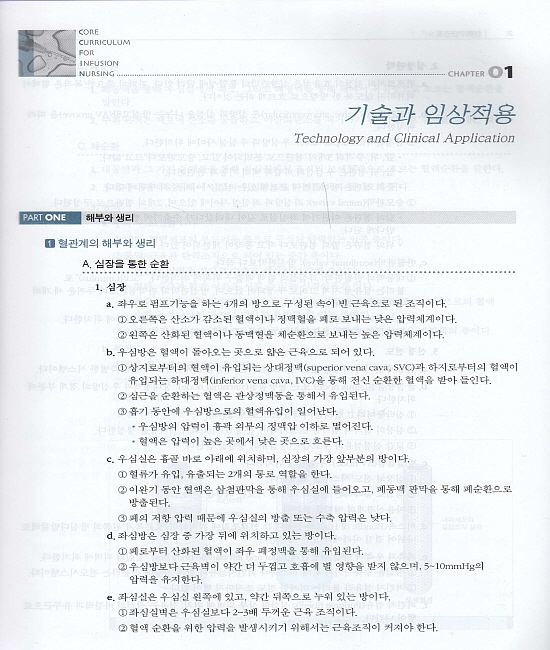 정맥주입간호(Core Curriculum for Infusion Nursing)