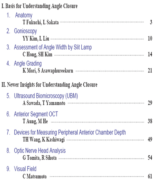 Atlas of ANGLE CLOSURE GLAUCOMA