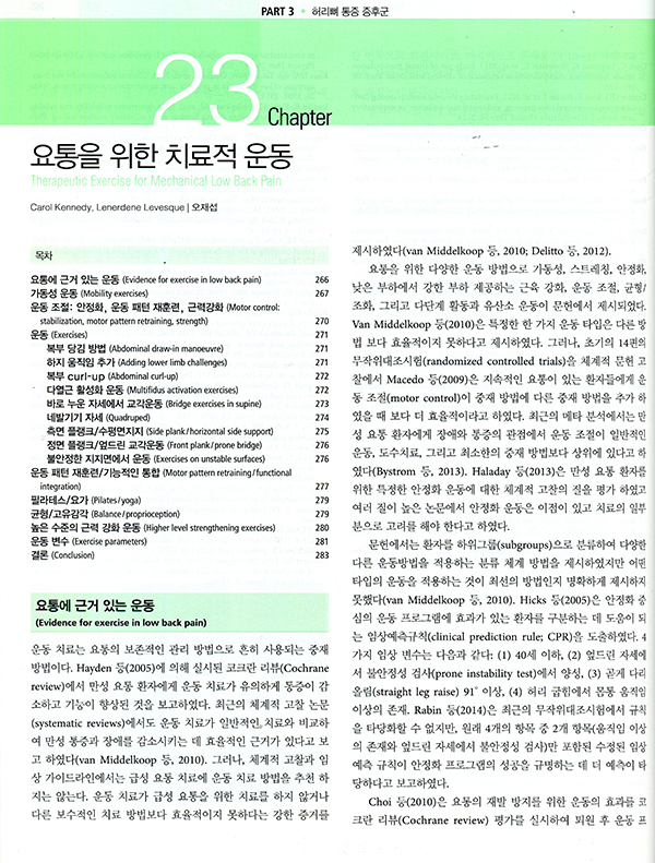 근골격계 통증 증후군에 대한 도수치료:근거 및 임상 기반의 접근법