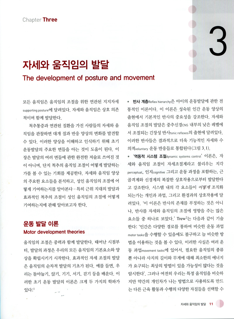 척추통증 - 움직임 문제 -(Back Pain: A Movement Problem-A clinical approach incorporating relevant research and practice)