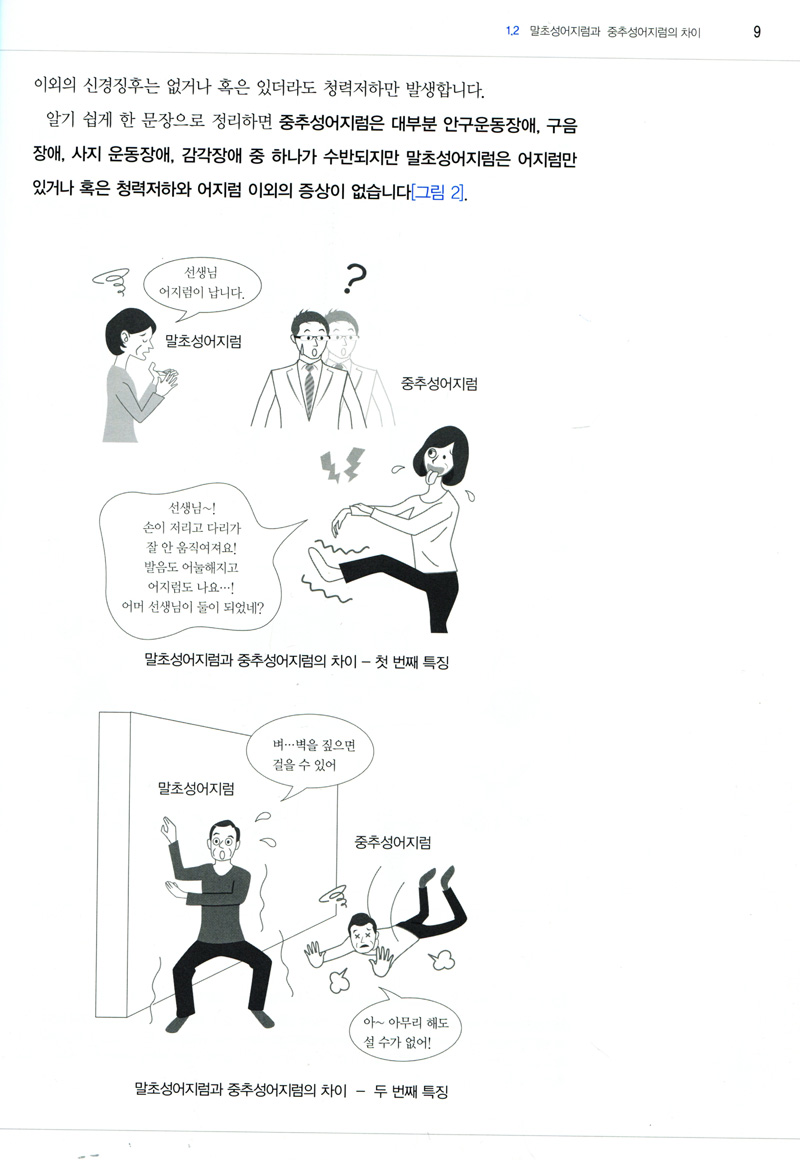 쉽게 이해할 수 있는 어지럼증