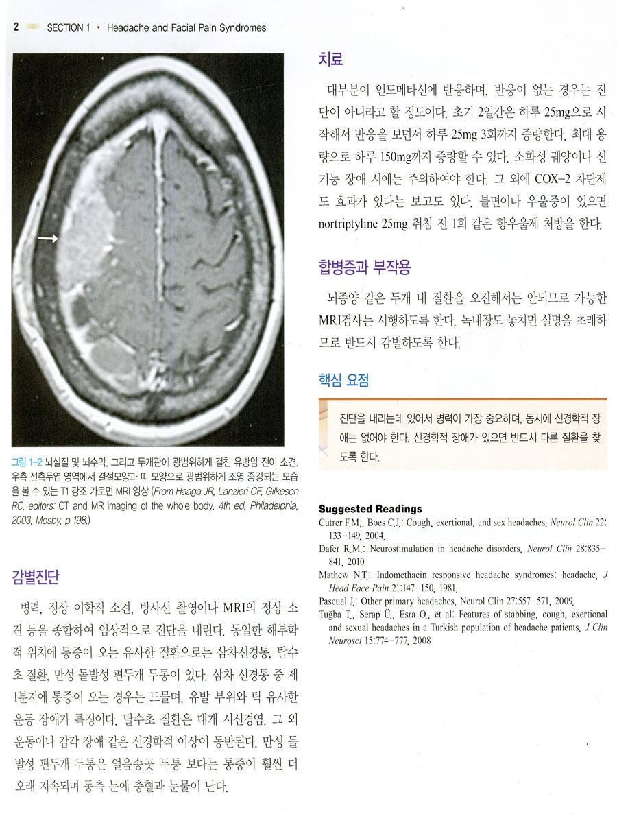 아차하면! 놓치기 쉬운 통증증후군 122가지